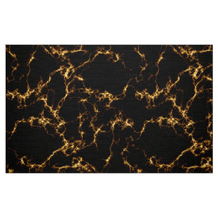 Elegant Marble style3 - Black Gold Stof