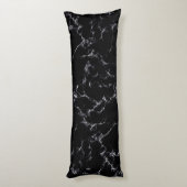 Elegant Marble style4 - Zwart-wit Lichaamskussen (Achterkant (Verticaal))