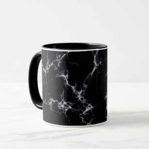 Elegant Marble style4 - Zwart-wit Mok