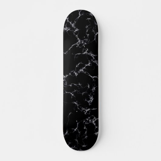 Elegant Marble style4 - Zwart-wit Skateboard (Voorkant)