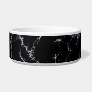 Elegant Marble style4 - Zwart-wit Voerbakje