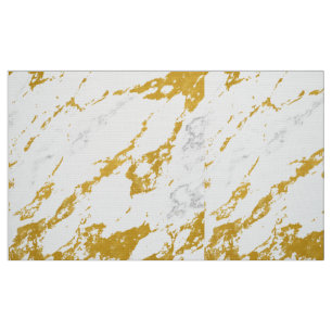 Elegant Marble style6 - Gold en White Stof
