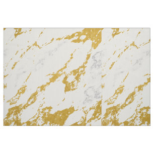 Elegant Marble style6 - Gold en White Stof