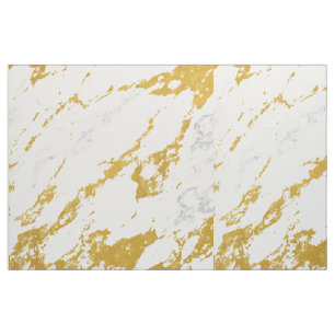 Elegant Marble style6 - Gold en White Stof