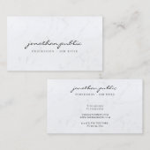 Elegant Marble Template Script Luxury Profile Visitekaartje (Voorkant / Achterkant)