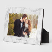 Elegant Marble Texture Lijst Fotoplaat (Zijkant)