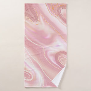 Elegant marble texture. Rose gold liquid shiny tex