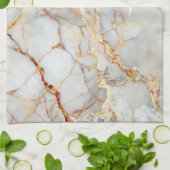 Elegant Marble Texture Theedoek (Gevouwen)