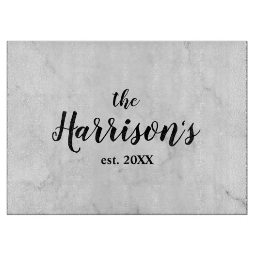 Elegant Marble Weddings Kitchen Snijplank (Voorkant)