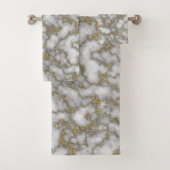 Elégant marbre blanc or (En situation)