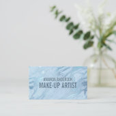 Elégant marbre bleu émeraude | CARTE DE VISITE (Debout devant)