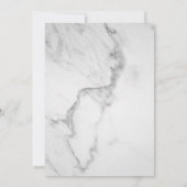 Élégant Marbre Grand Invitation d'ouverture (Dos)