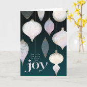 Elégant Marbre Ornements Joy Carte de voeux (Fleur jaune)