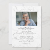 Élégant Marbre | Programme de Photo Mémorial de Fu (Devant)