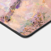 Élégant marbre rose clair Opal Monogramme Girly mi (Coin)