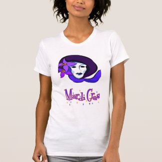 Elegant Mardi Gras Masker T-shirt