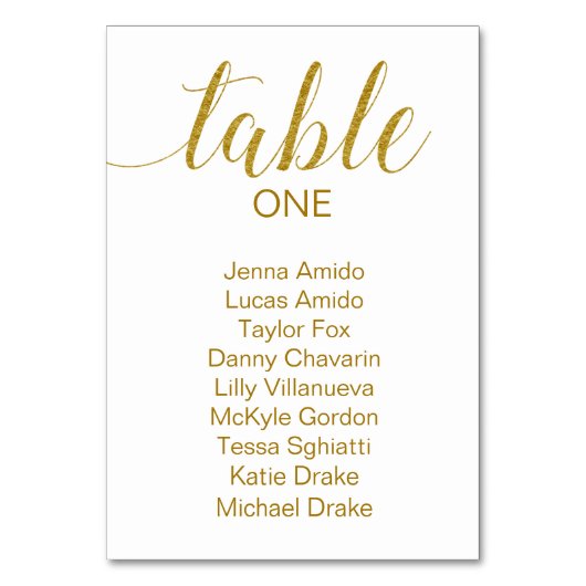 Elégant Mariage blanc or Sièges Cartes graphiques (Dos)