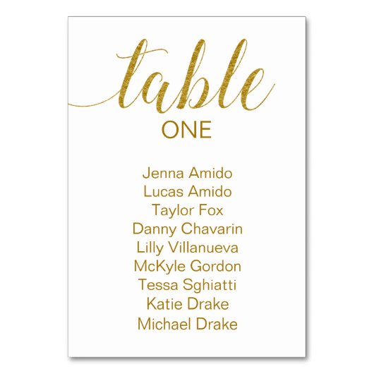 Elégant Mariage blanc or Sièges Cartes graphiques (Par défaut)