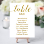 Elégant Mariage blanc or Sièges Cartes graphiques