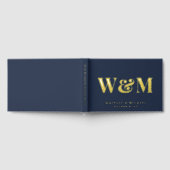 Élégant Mariage bleu marine Monogram (Complet)