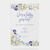 Élégant Mariage Bohème Fleurs Sauvages  (Recto)