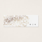 Élégant Mariage Botanique Cadeau du Registre Cadea (Devant)