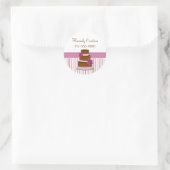 Élégant Mariage boulangerie de gâteau Sticker d'en (Sac)