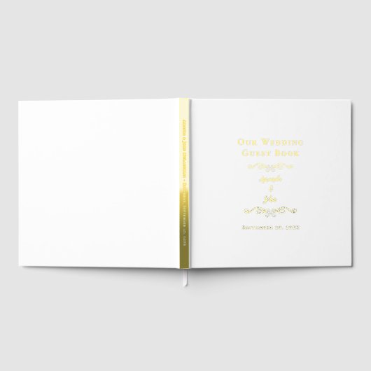 Élégant Mariage Calligraphie Script Classic Gold (Complet)