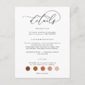 Élégant mariage Cartes de code vestimentaire (Devant)