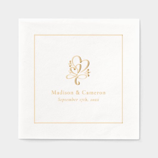 Elégant Mariage Chic Custom Gold (Recto)