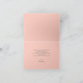 Élégant Mariage chic Gown Merci de Fête des mariée (Intérieur)