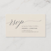 Élégant Mariage classique, Invitation de fête RSVP (Devant)