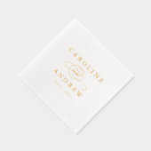 Élégant Mariage Classique Script (Droite)