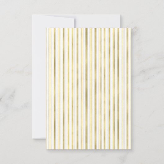 Elégant mariage d'ananas en or RSVP (Dos)