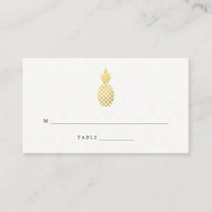 Elégant Mariage d'ananas Escort Cartes