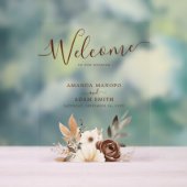 Elégant Mariage d'aquarelle d'automne (Neutre)