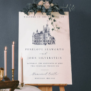 Élégant Mariage de bienvenue de destination de châ