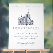 Élégant Mariage de bienvenue de destination de châ (Neutre)