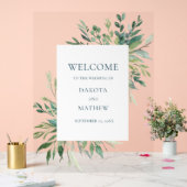 Élégant Mariage de bienvenue moderne et verdure (Mariage)