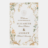 Élégant Mariage de cadre botanique d'automne (Recto)