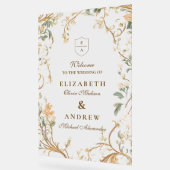 Élégant Mariage de cadre botanique d'automne (Angle)