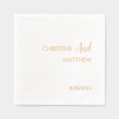 Élégant Mariage de calligraphie (Recto)