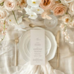 Élégant Mariage de calligraphie ivoirienne moderne<br><div class="desc">Conçu pour coordonner avec pour la collection de Faire-part de mariage "ETHEREAL". Les autres numéros de tableau de la collection sont vendus séparément. Voir le lien de collection sur cette page pour voir tous les éléments correspondants dans ce magnifique design ou voir la collection ici : https://bit.ly/2W3Hg9Z</div>