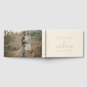 Élégant Mariage de calligraphie or et ivoire doux (Complet)