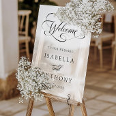 Élégant Mariage de calligraphie Tourbillonnant Bie