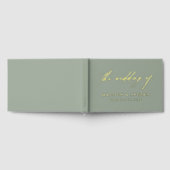 Élégant Mariage de calligraphie verte et or Sage (Complet)
