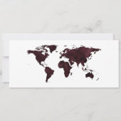 Élégant Mariage de carte d'embarquement de la Bour (Dos)