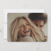 Élégant Mariage de carte RSVP Calligraphie (Dos)