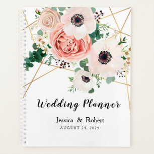 Elégant Mariage de fleurs de corail rose Personna