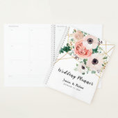 Elégant Mariage de fleurs de corail rose Personnal (Devant avec enveloppe)